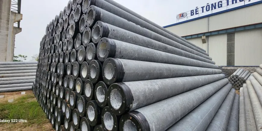 Cọc tròn bê tông dự ứng lực